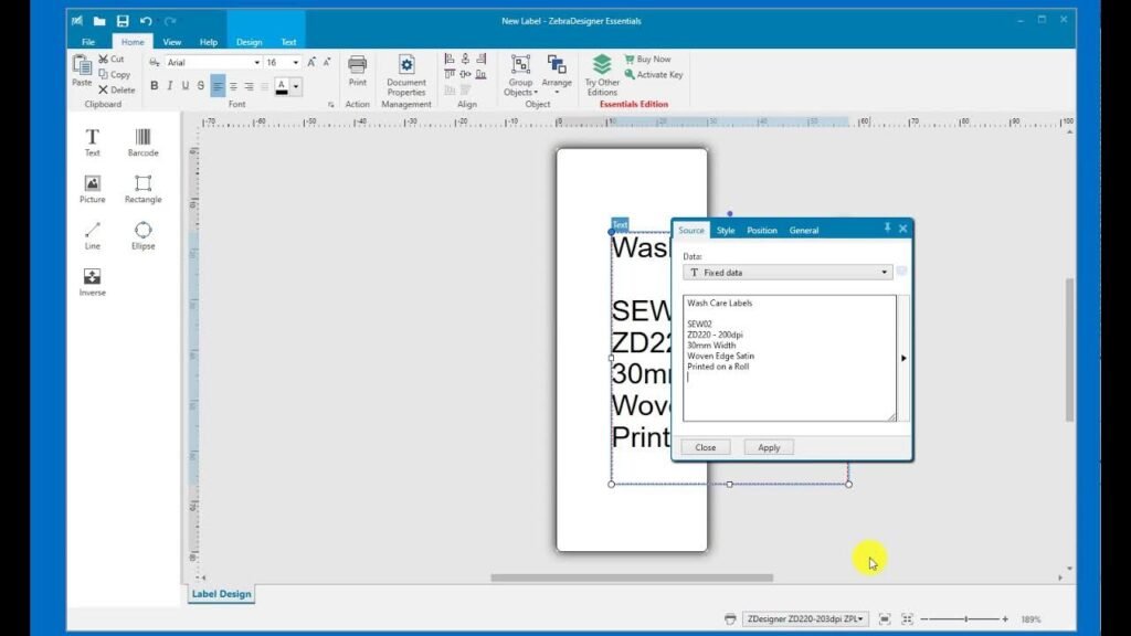 Zebra Designer